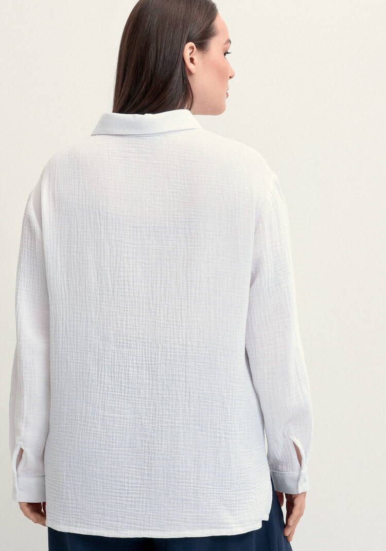 Рубашка муслиновая свободного кроя шир.  750, рис. 51