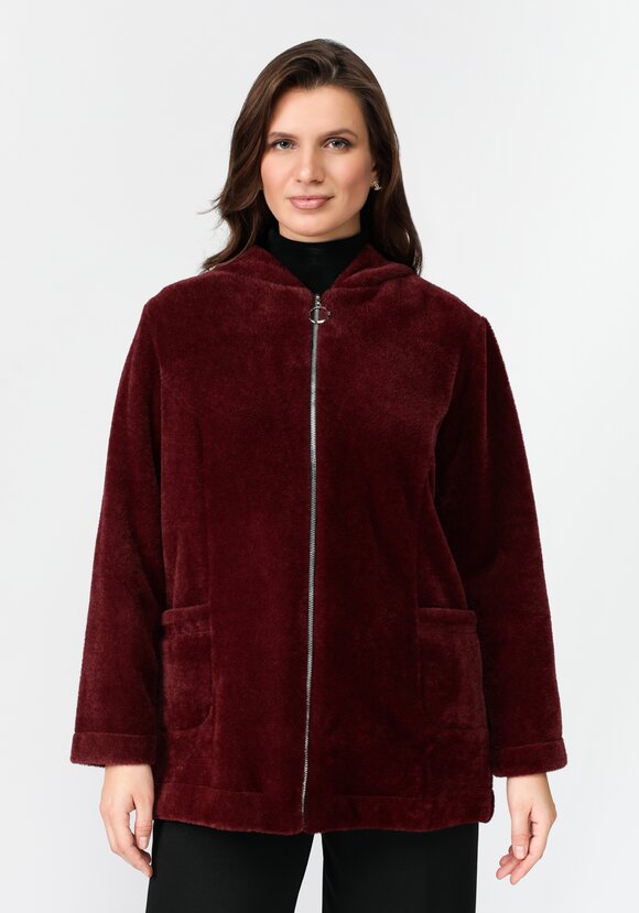 Толстовка плюшевая на молнии с капюшоном шир.  580, рис. 24