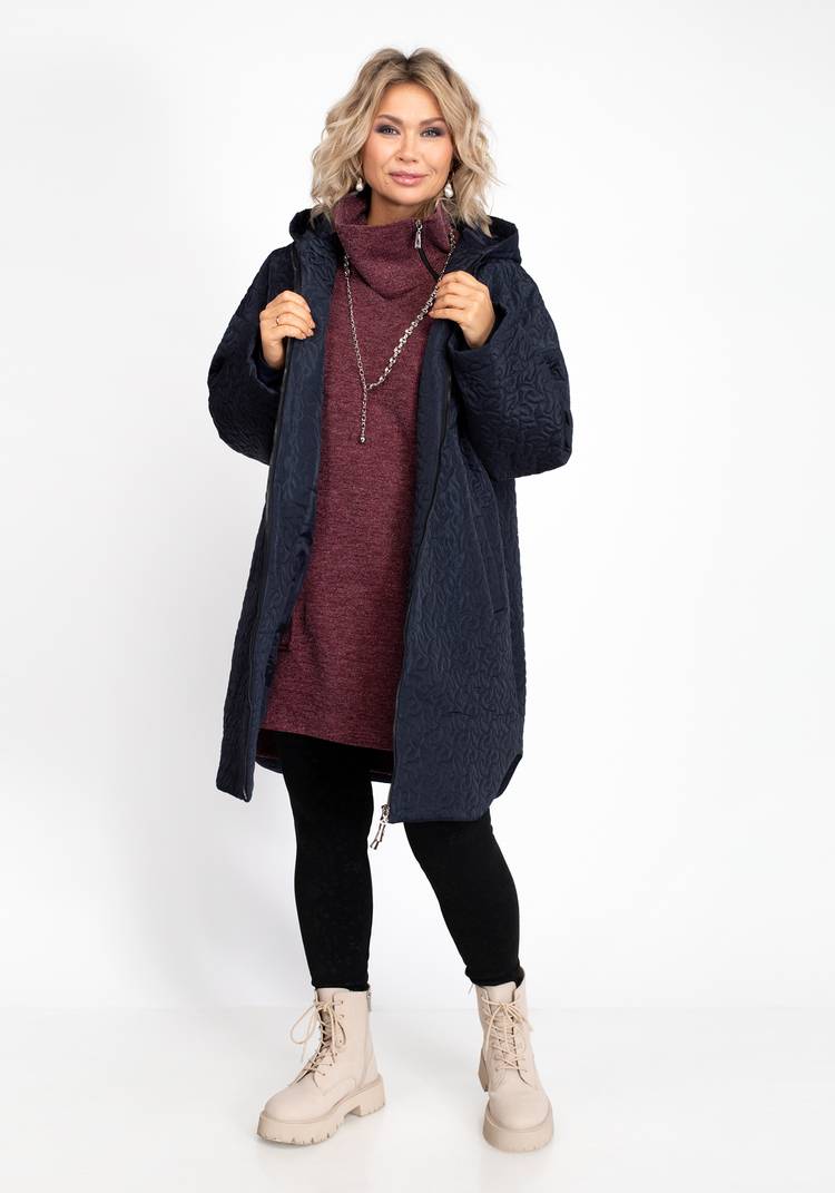 Пальто стеганое с застежкой-молнией шир.  750, рис. 15