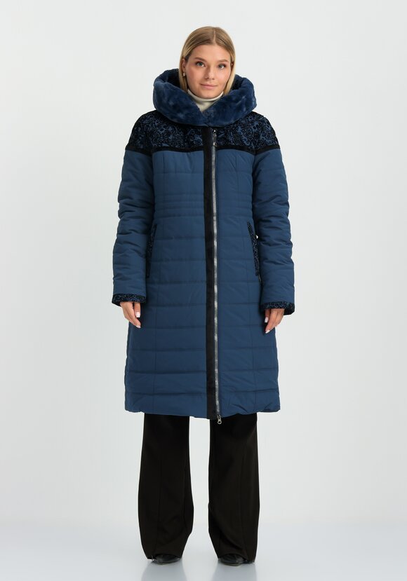 Куртка с принтом из флока шир.  580, рис. 4