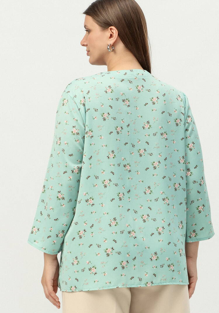 Блуза на пуговицах и разрезами по бокам шир.  750, рис. 12