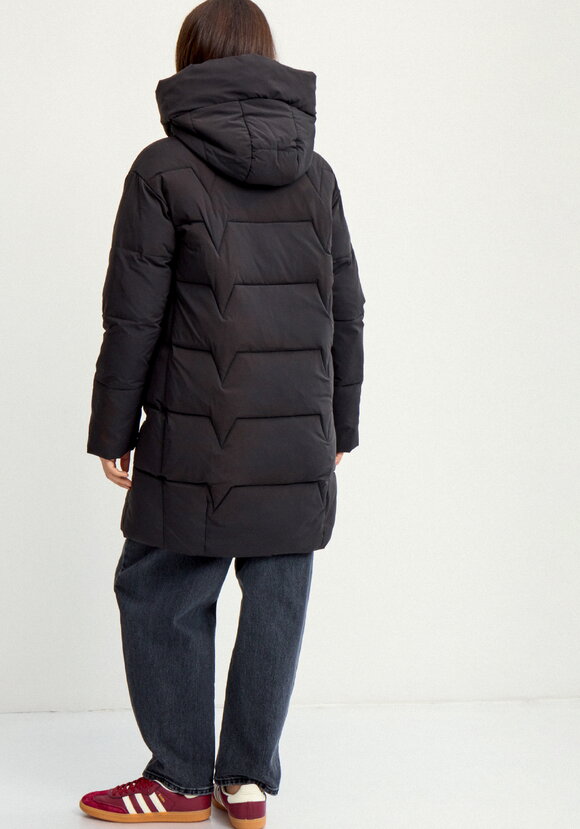 Пальто стеганое с меховой отделкой шир.  580, рис. 21