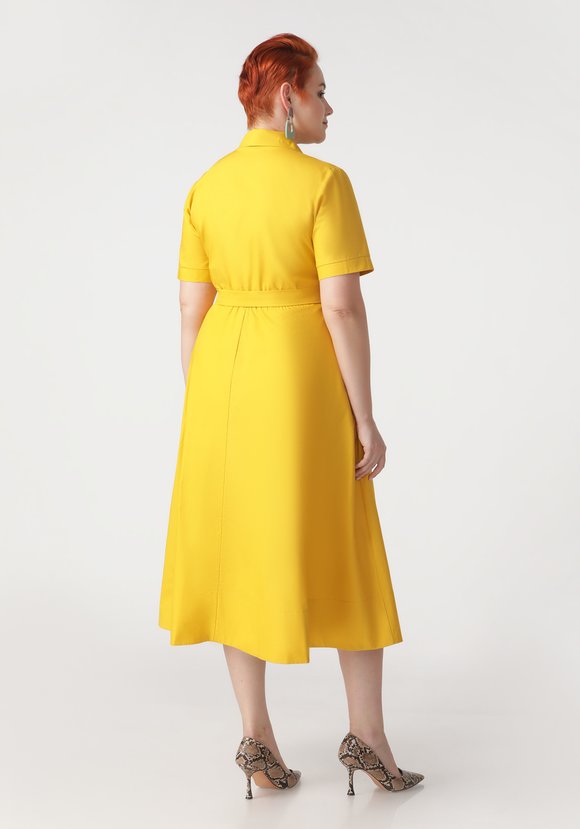 Платье с юбкой полусолнце шир.  580, рис. 7