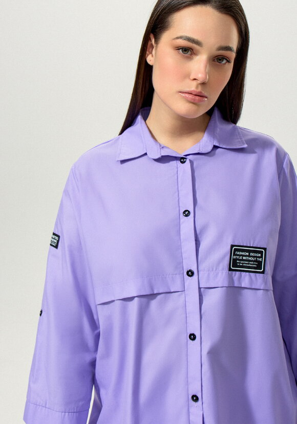 Рубашка с патами на рукаве Джоан шир.  580, рис. 25