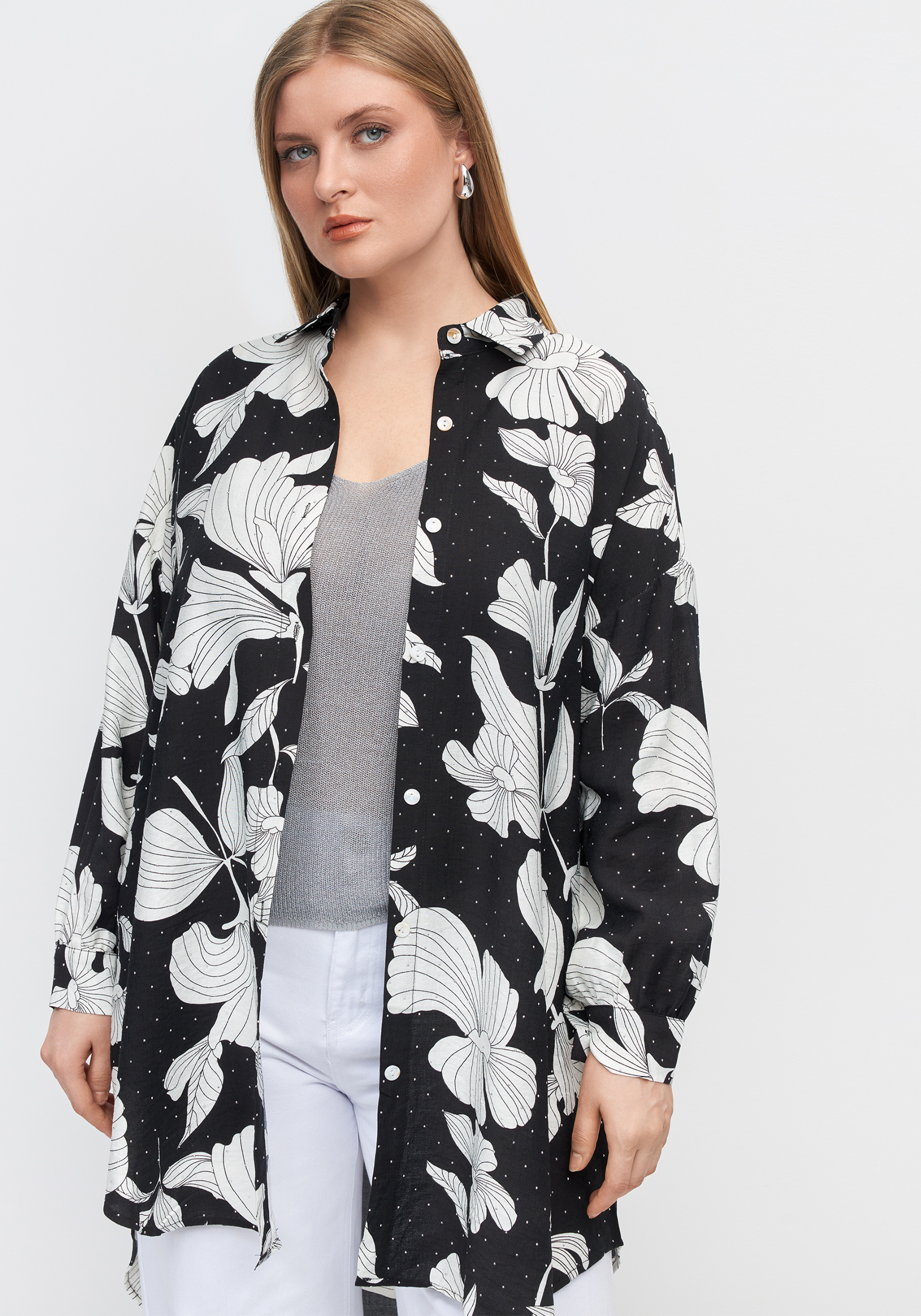 Блуза удлиненная quotКлэр quot 3999₽