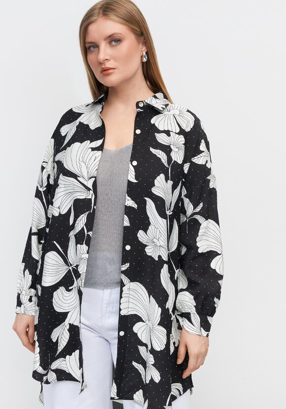 Блуза удлиненная Клэр шир.  580, рис. 2