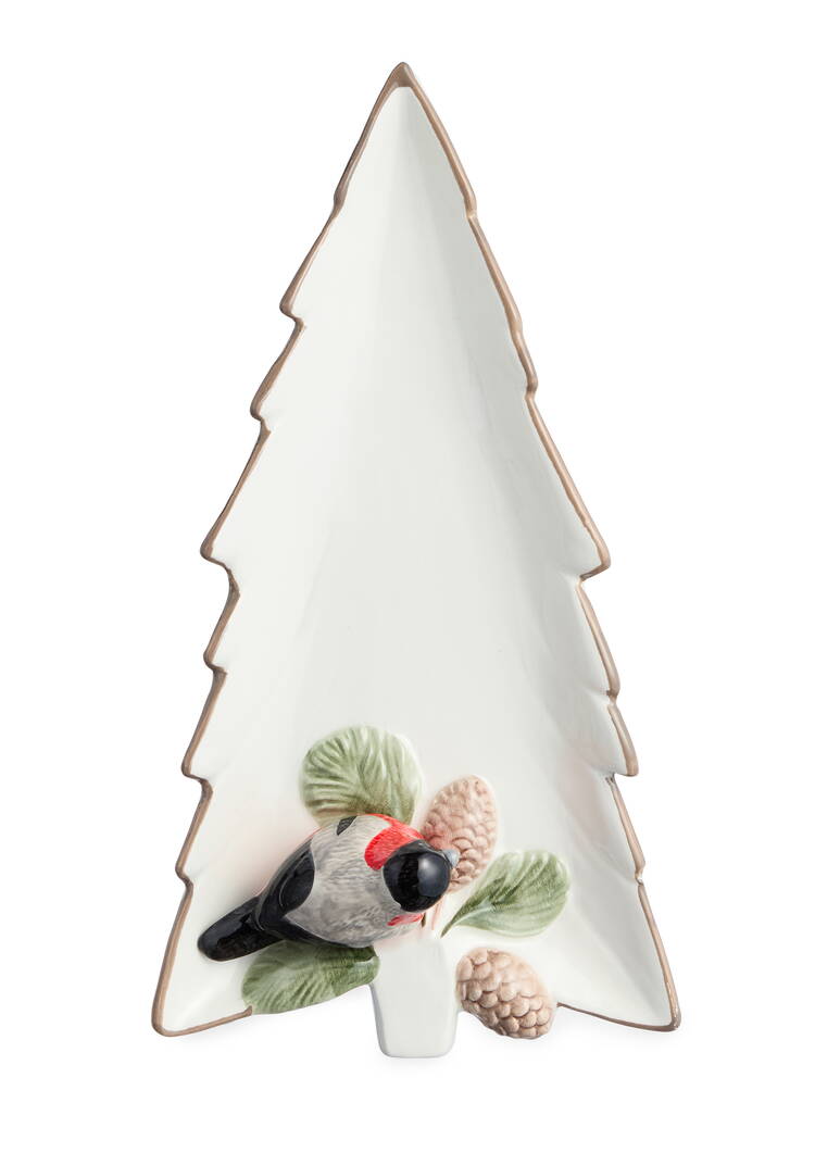 Блюдо сервировочное Снегирь на ели шир.  750, рис. 3