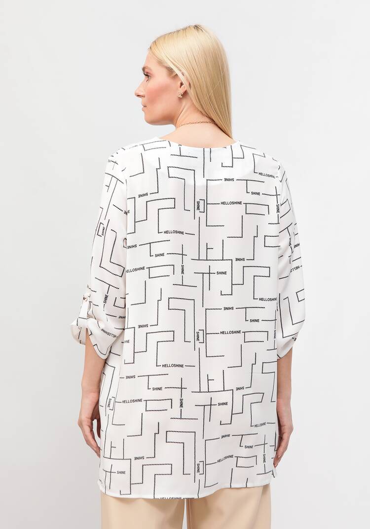 Туника с геометрическим дизайном Марта шир.  750, рис. 3