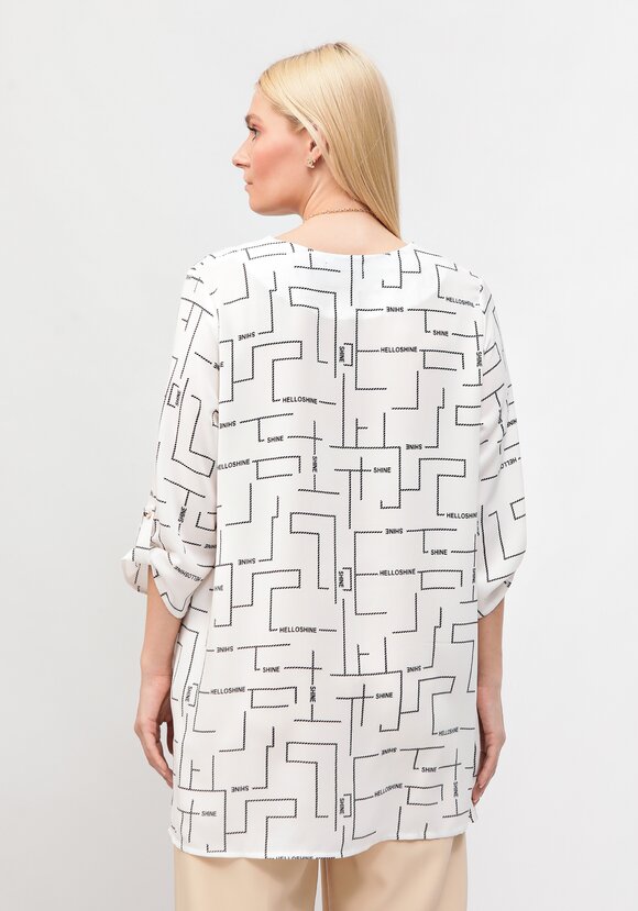 Туника с геометрическим дизайном Марта шир.  580, рис. 3