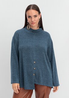 Джемпер с асимметричным низом