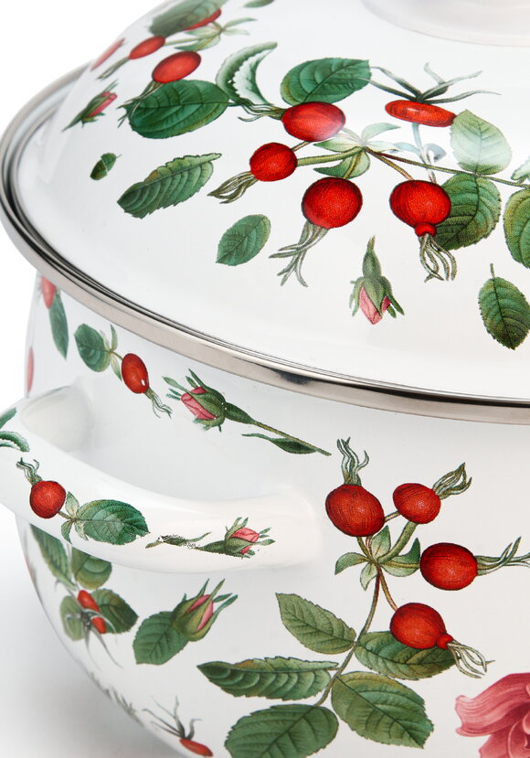 Эмалированная кастрюля с крышкой шир.  580, рис. 49