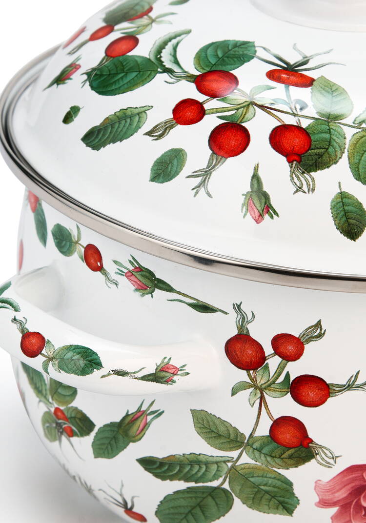 Эмалированная кастрюля с крышкой шир.  750, рис. 49