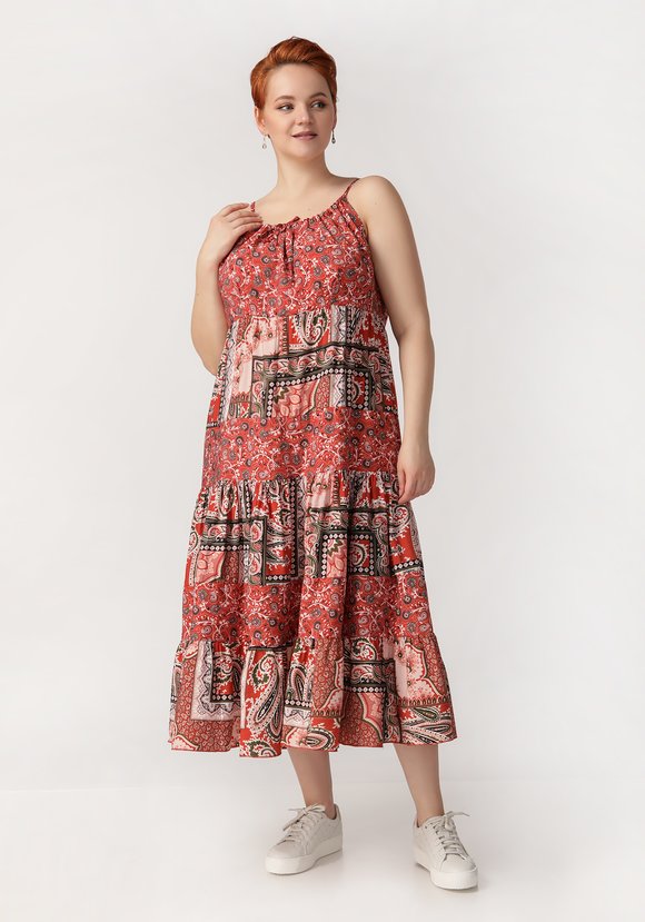 Сарафан Свободная прогулка шир.  580, рис. 1