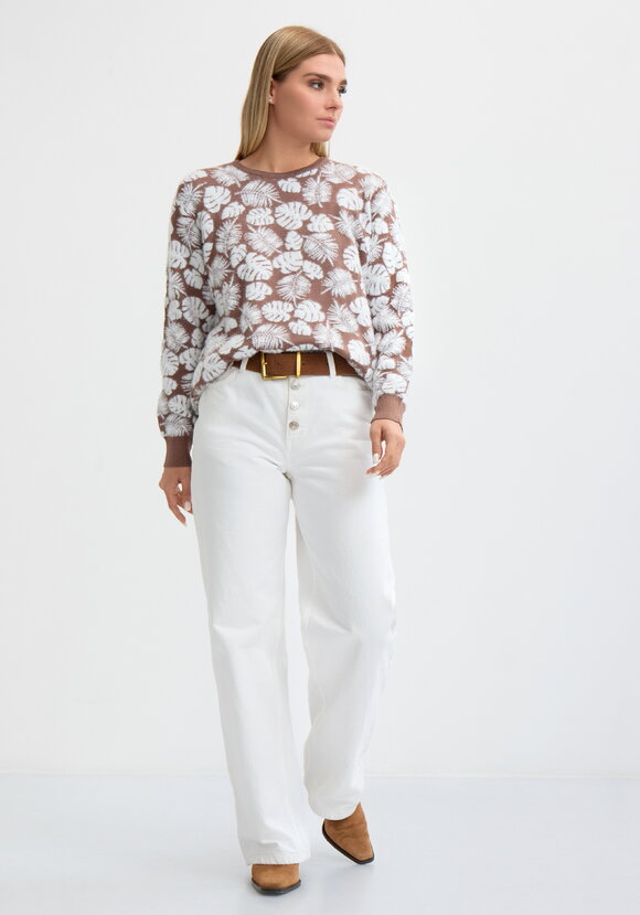 Туника пушистая с принтом шир.  580, рис. 41