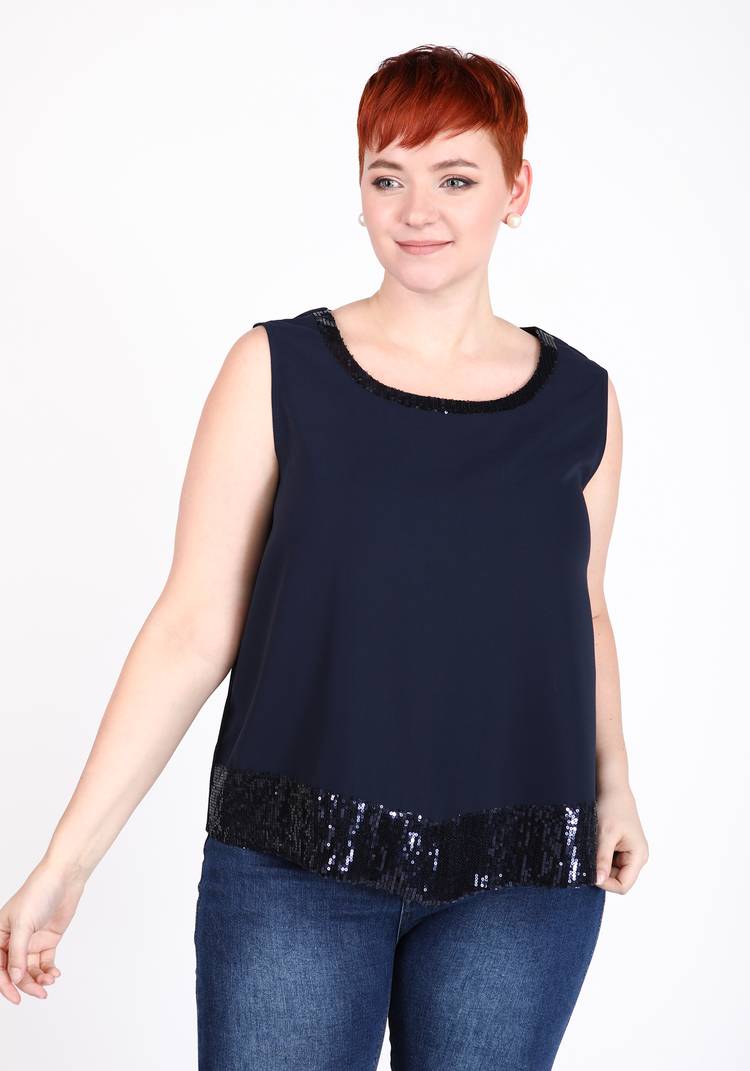 Топ с отделкой из пайеток шир.  750, рис. 5