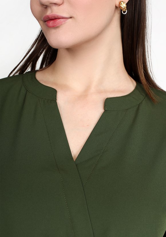 Блуза Приятная палитра шир.  580, рис. 8