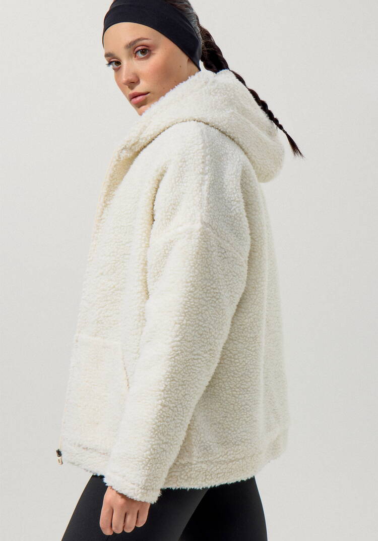 Толстовка тедди с капюшоном шир.  750, рис. 3