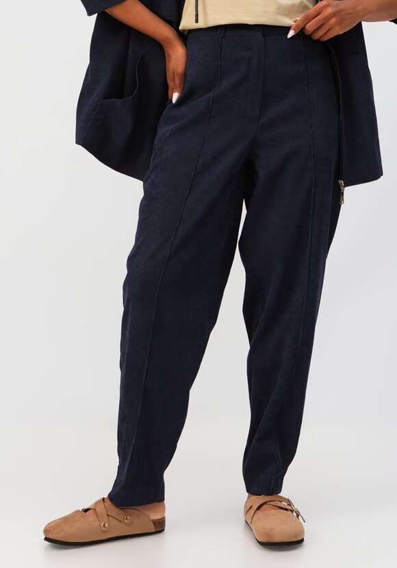 Брюки-бананы вельветовые с карманами шир.  580, рис. 16