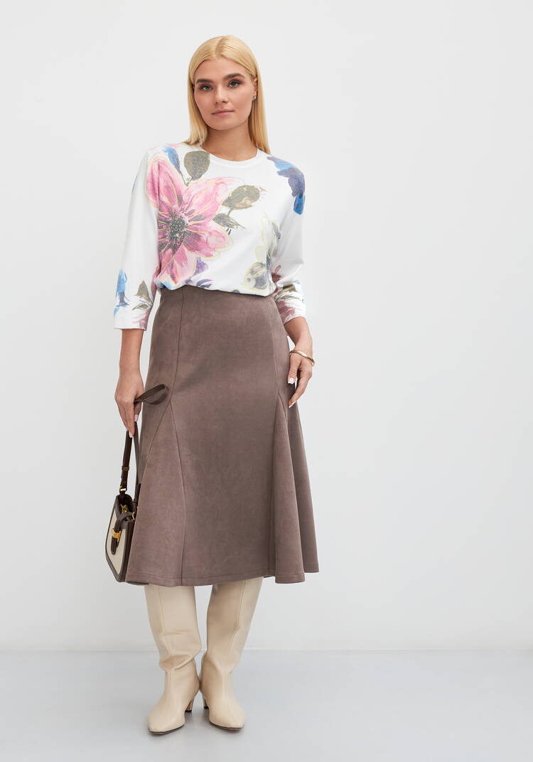 Блуза с притом трикотажная Индра шир.  750, рис. 8