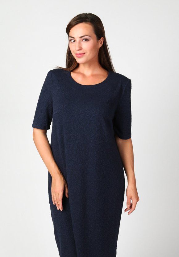 Платье-миди прямого силуэта шир.  580, рис. 3