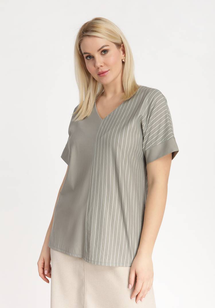 Блуза с боковыми разрезами шир.  750, рис. 6