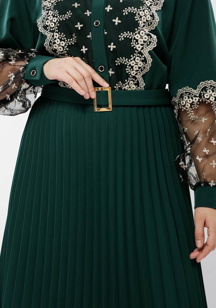 Платье с ажурным кружевом шир.  750, рис. 24