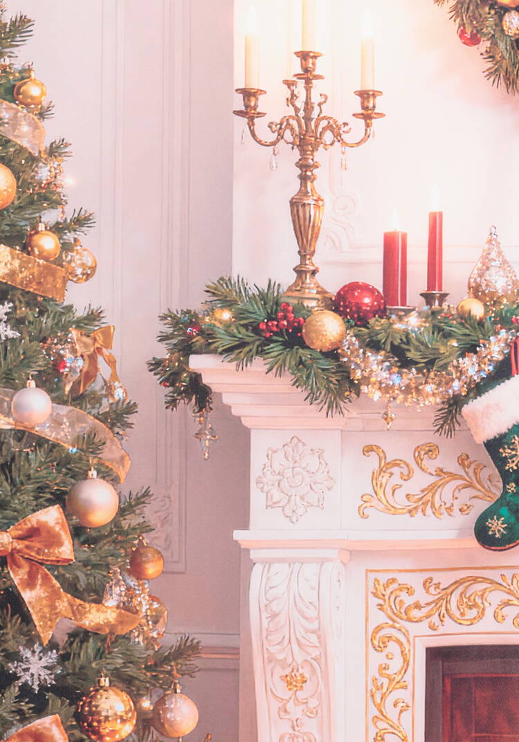 Портьеры Зимняя сказка шир.  750, рис. 5