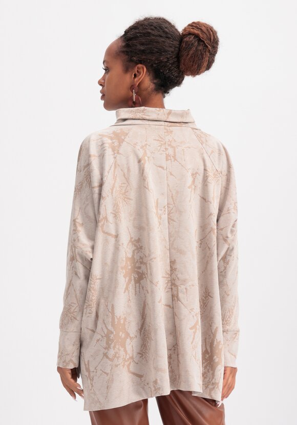 Джемпер трикотажный свободного кроя с принтом шир.  580, рис. 11