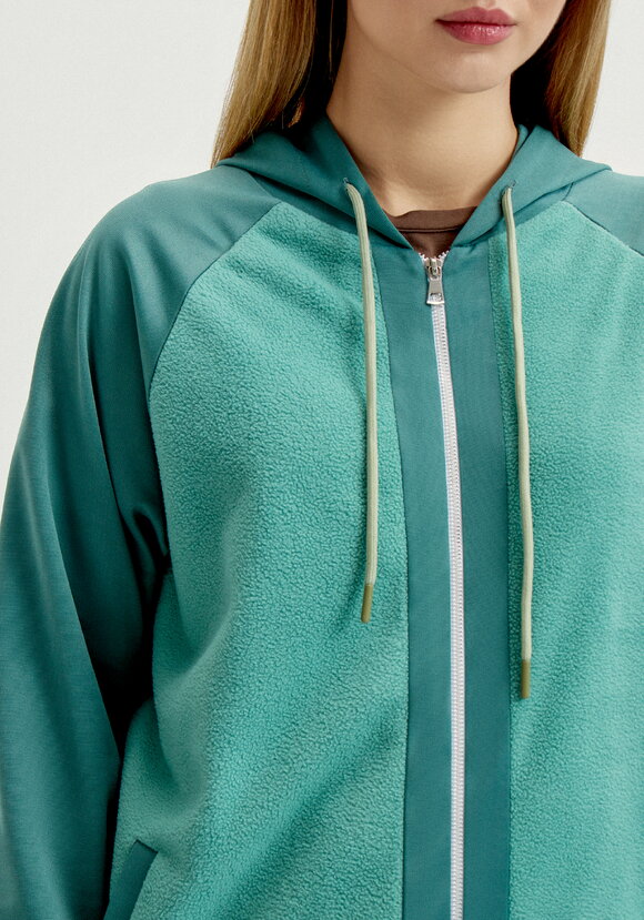 Олимпийка на молнии с капюшоном шир.  580, рис. 5