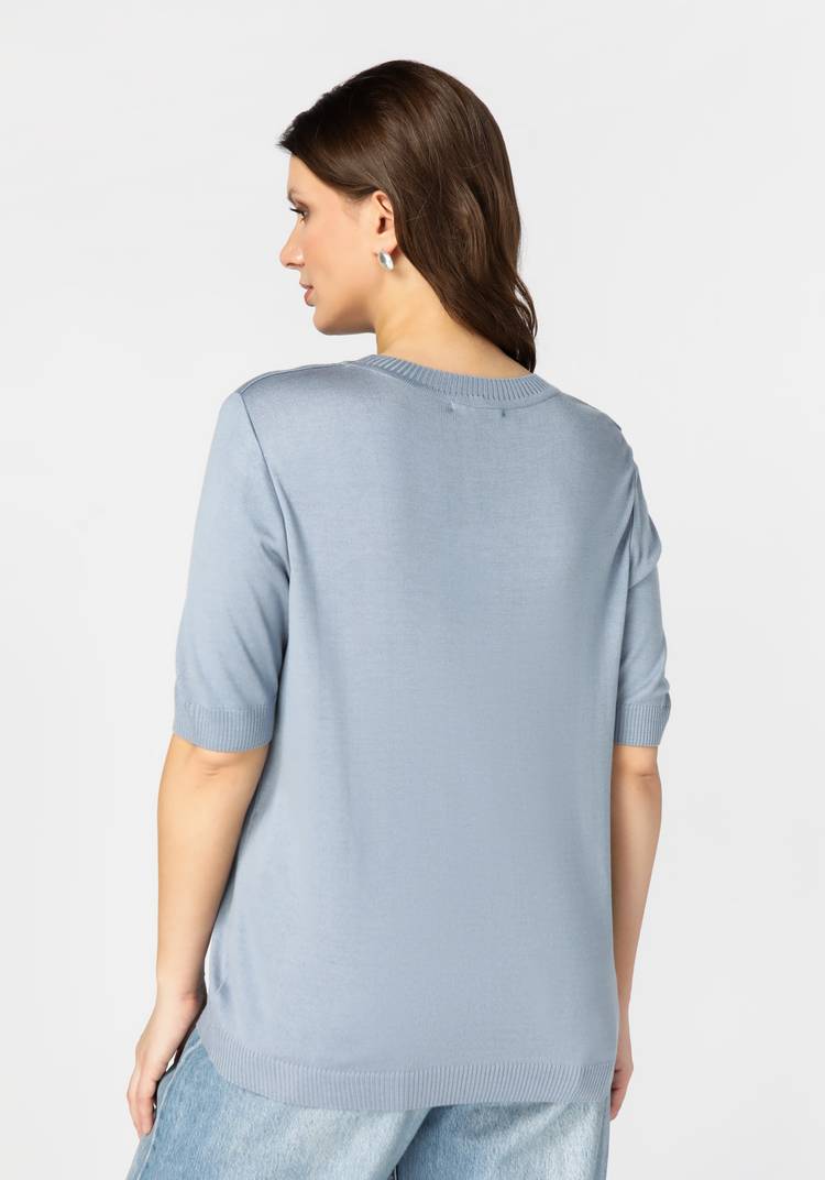 Джемпер женский с рукавом до локтя шир.  750, рис. 16