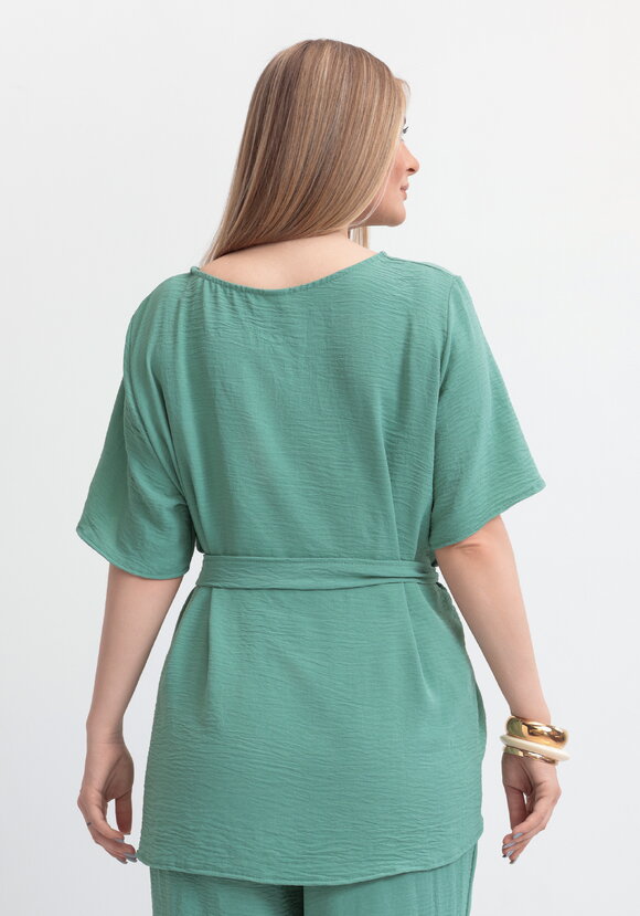 Костюм с брюками из легкой ткани шир.  580, рис. 11