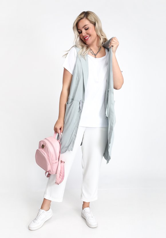 Брюки-морковки с карманами шир.  580, рис. 9