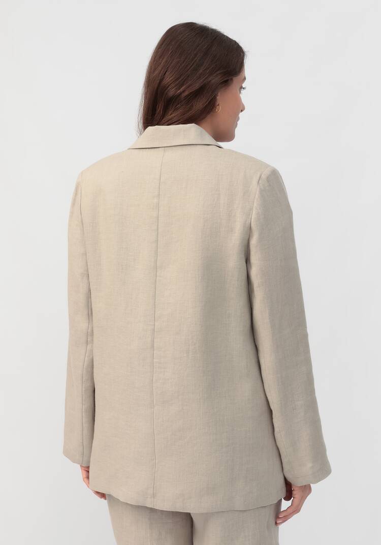 Пиджак из льна Мила шир.  750, рис. 9