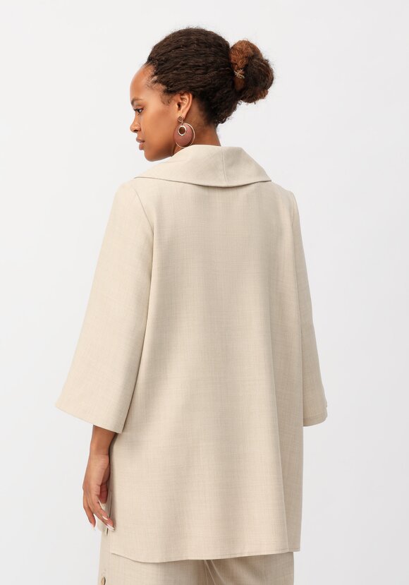 Кардиган с воротником шалька шир.  580, рис. 20