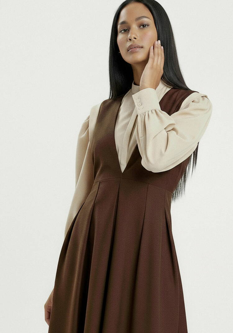 Сарафан с рюшей на спинке шир.  750, рис. 10