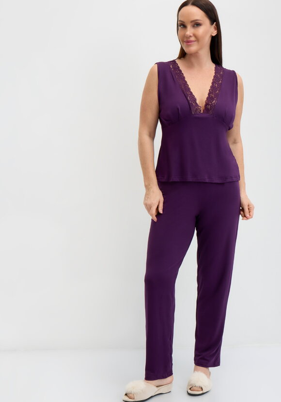 Пижама с кружевом шир.  580, рис. 8