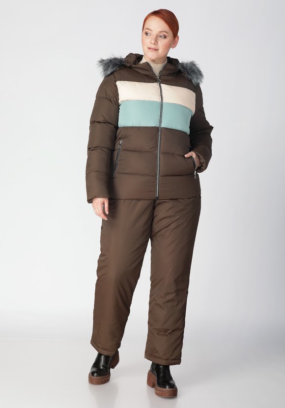 Костюм горнолыжный с мехом шир.  580, рис. 16