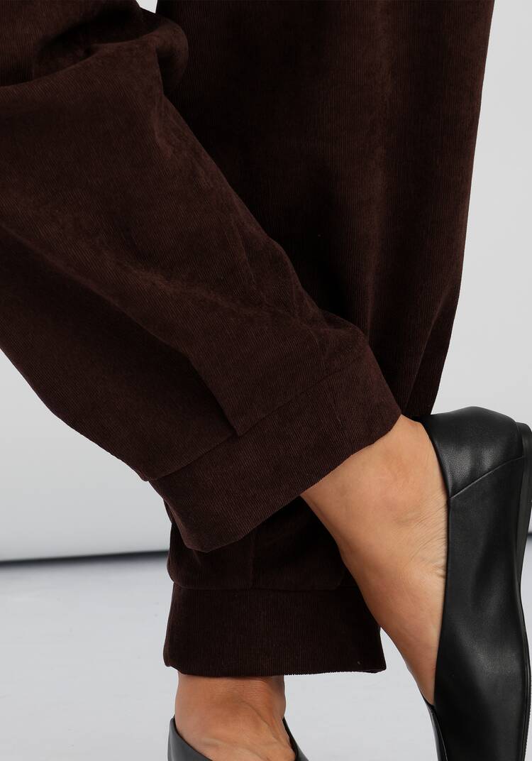 Брюки-бананы с манжетами по низу шир.  750, рис. 6