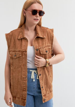 Джинсовый жилет Невада