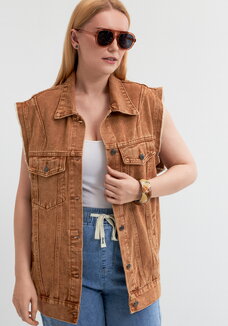 Джинсовый жилет Невада