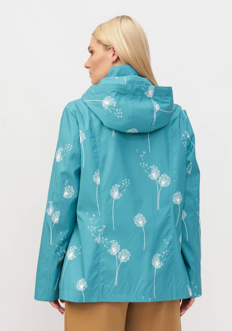 Ветровка с капюшоном на молнии и принтом шир.  750, рис. 29