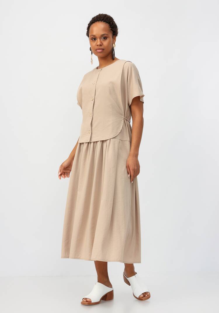 Платье-трансформер с жилетом шир.  750, рис. 9