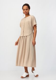 Платье-трансформер с жилетом