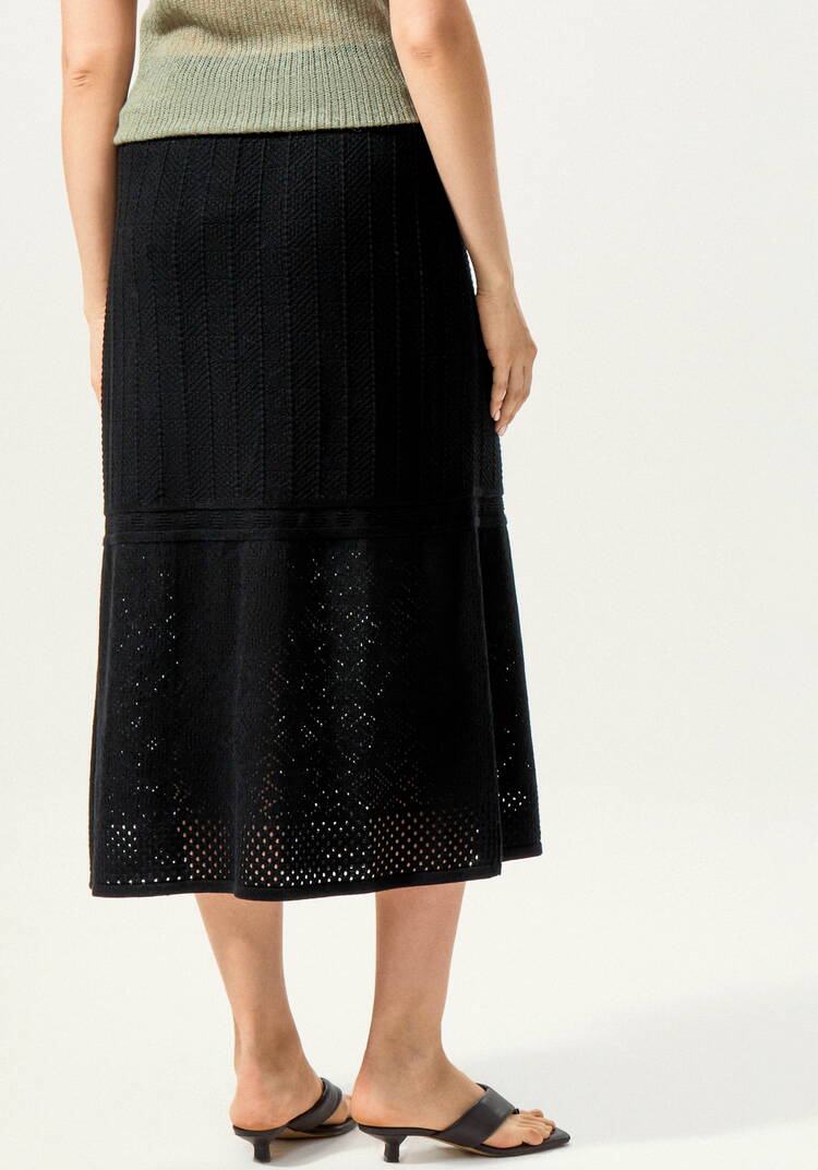 Юбка А-силуэта с каскадным рисунком шир.  750, рис. 11