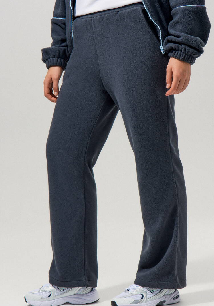 Брюки прямые из флиса шир.  750, рис. 10