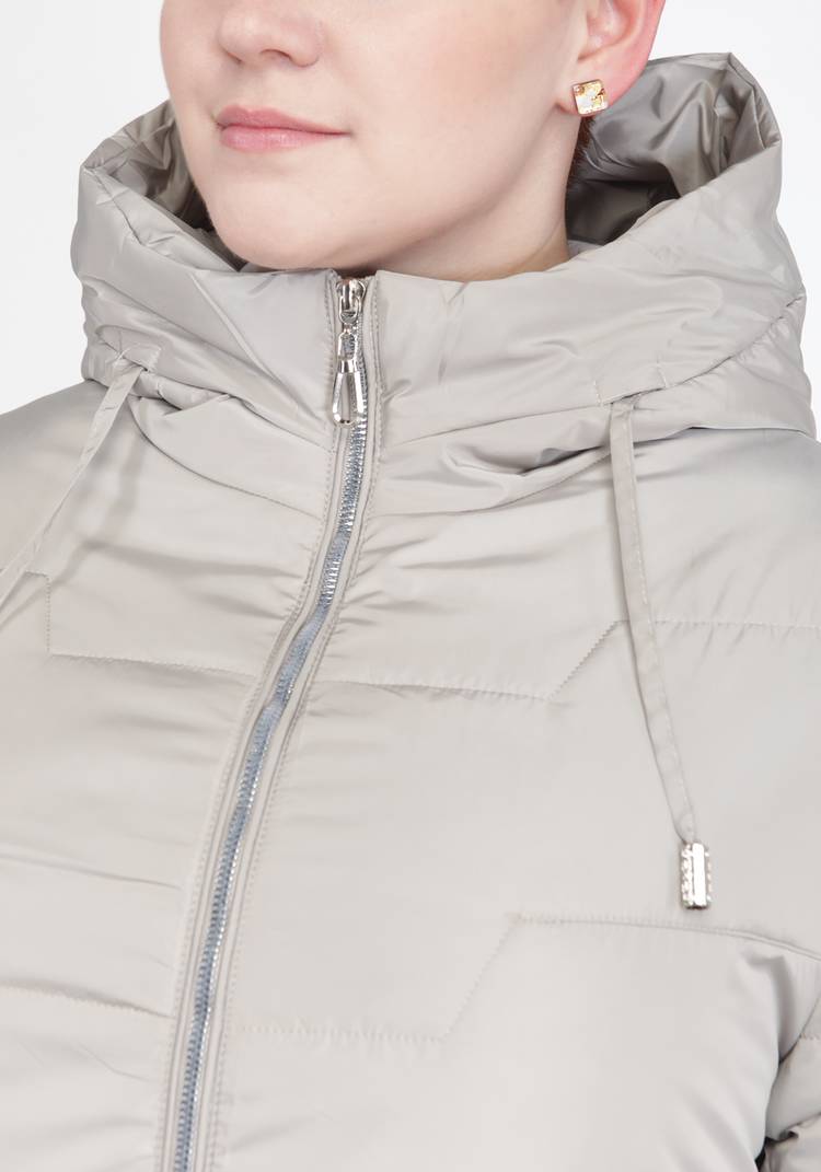 Куртка прямого кроя на молнии с капюшоном шир.  750, рис. 8