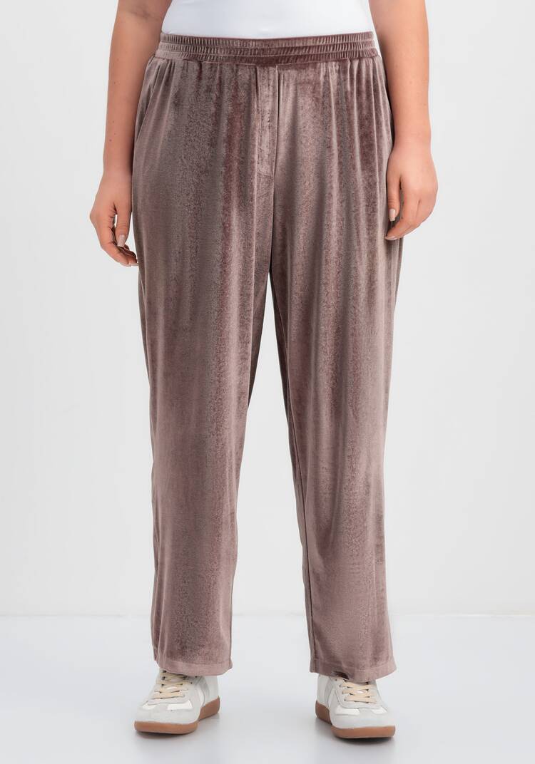 Брюки бархатные прямого кроя шир.  750, рис. 4