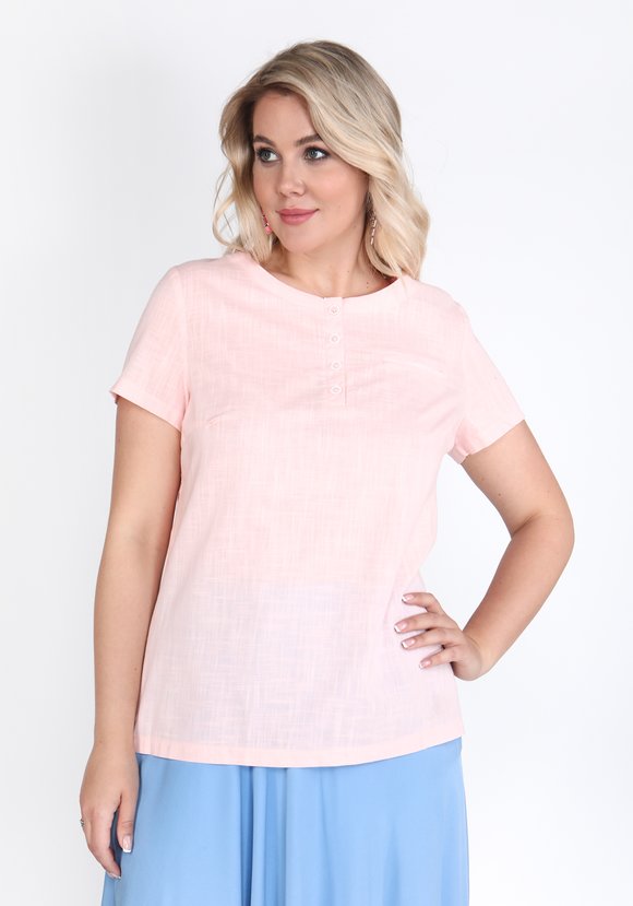 Блуза из хлопковой ткани шир.  580, рис. 5