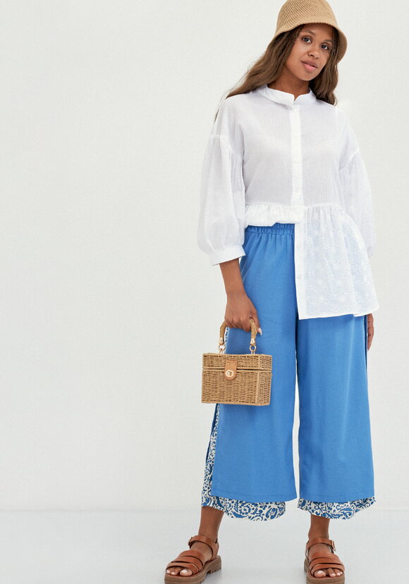 Брюки комбинированные длиной 7/8 шир.  580, рис. 22