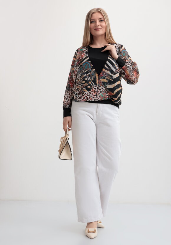 Блуза Африканская история шир.  580, рис. 2